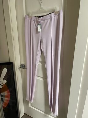 Just Cavalli Lilac Straight-Leg Pants